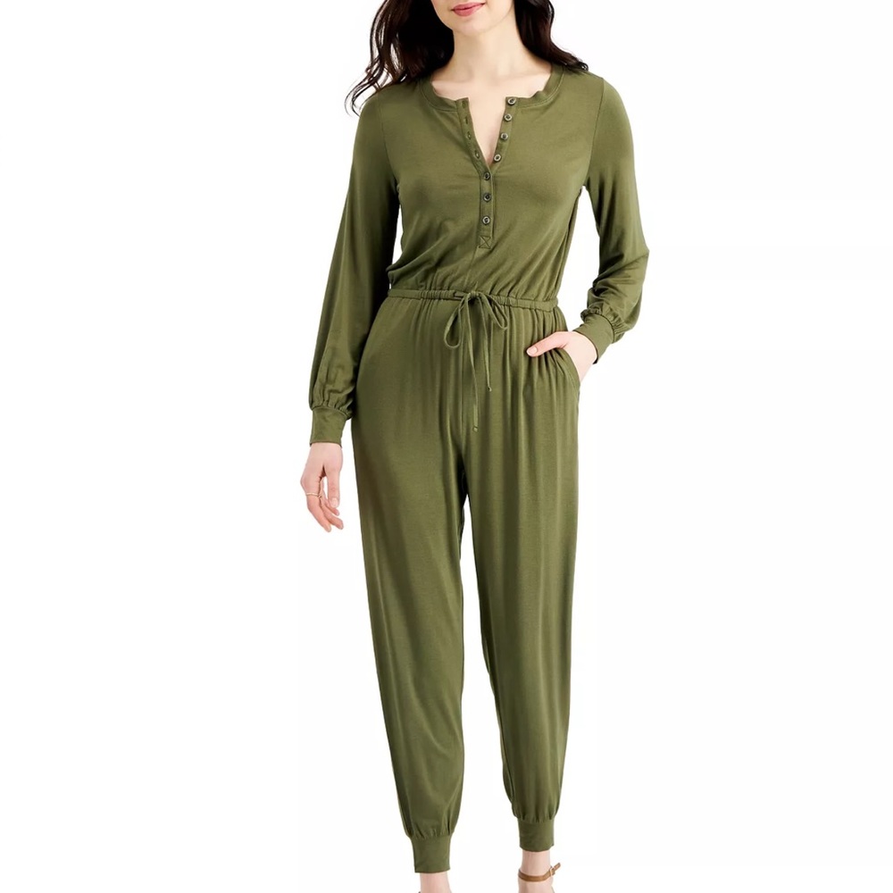 NWT Tie-waist Knit Jumpsuit szXL